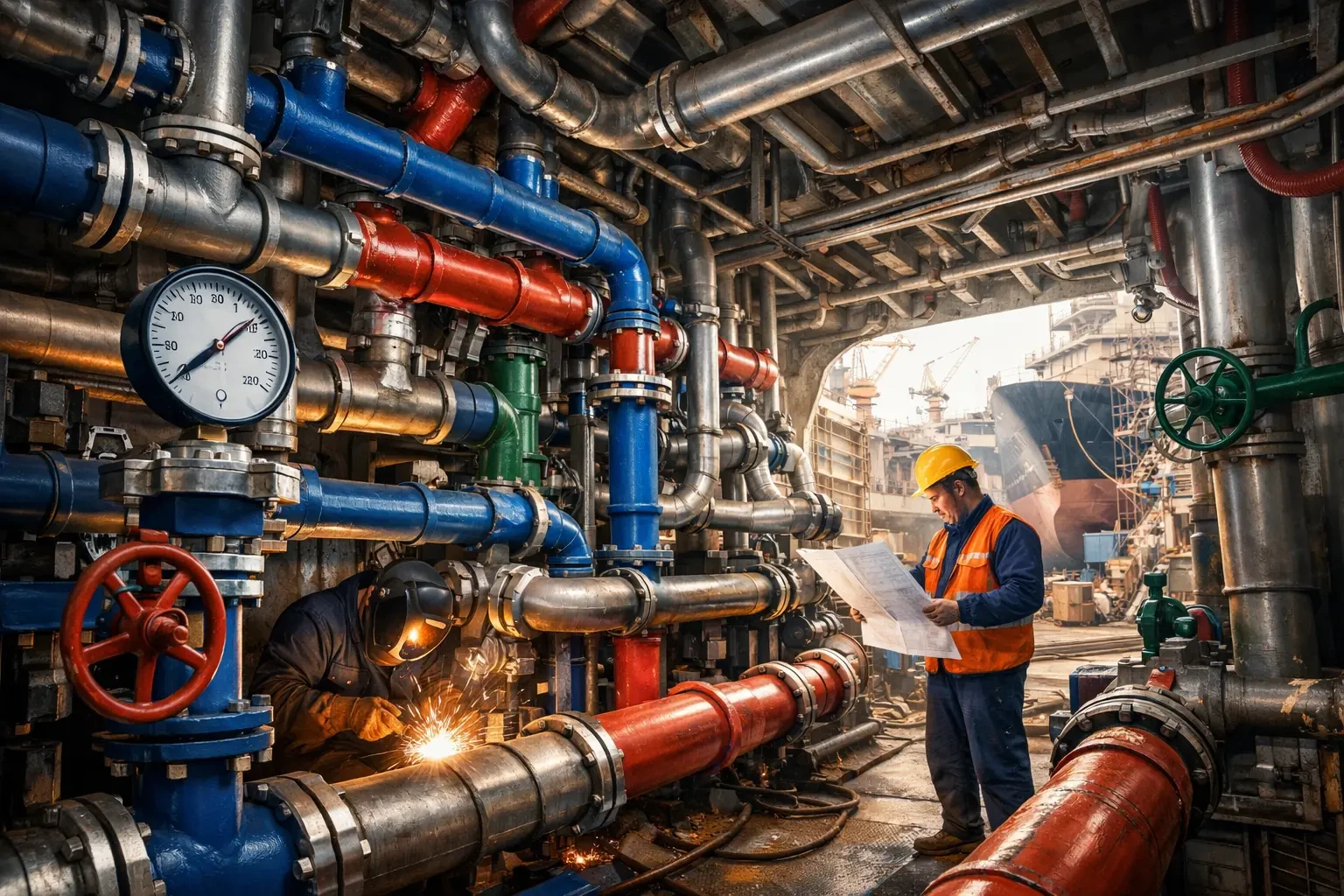 The Lifeblood of Ships: The Critical Importance of Pipe Outfitting in Shipyard Processes