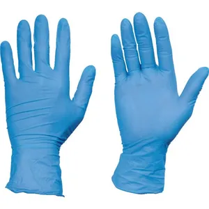 GLOVES NITRILE DISPOSABLE, SIZE M 100'S/PKT